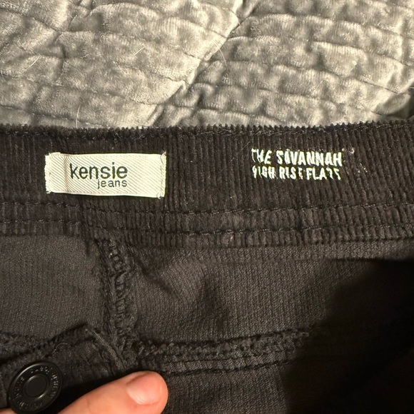 Kensie black corduroy pants - Picture 3 of 3